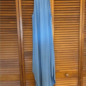 Double Zero Light Blue Sleeveless Dress